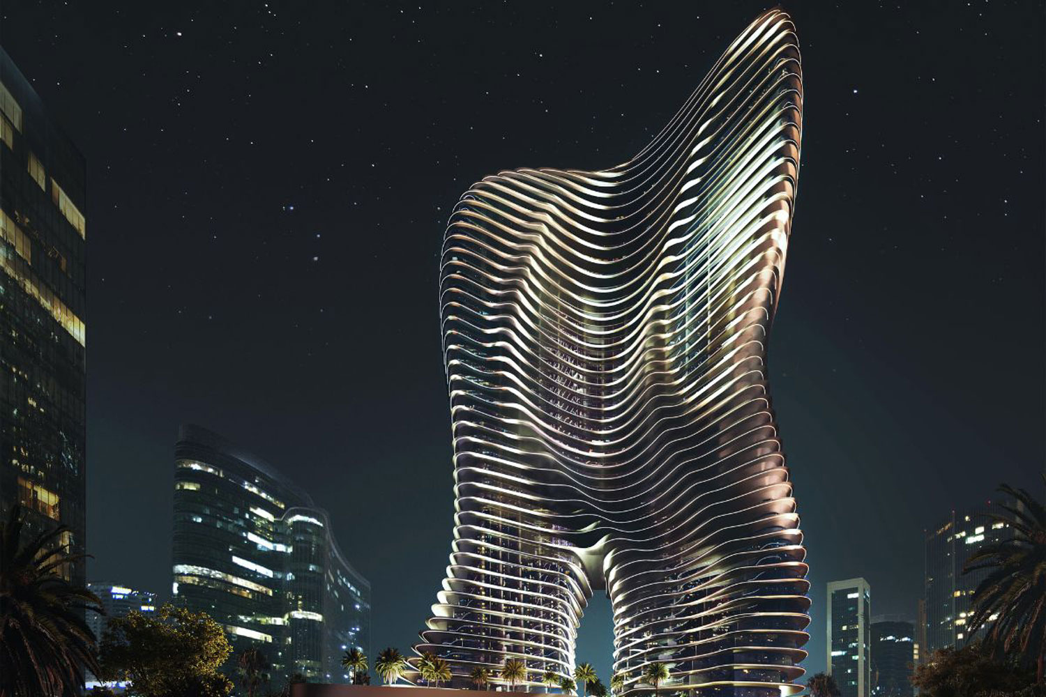 Bugatti Residences by Binghatti a Business Bay, render ufficiale del developer
