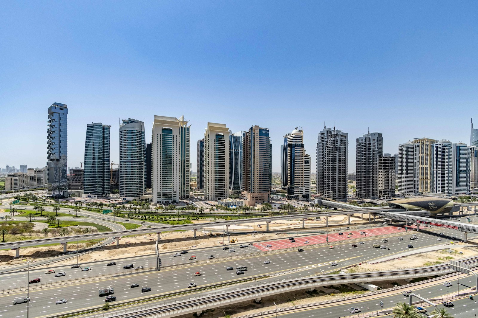 Torri di uffici nel distretto business di Dubai
