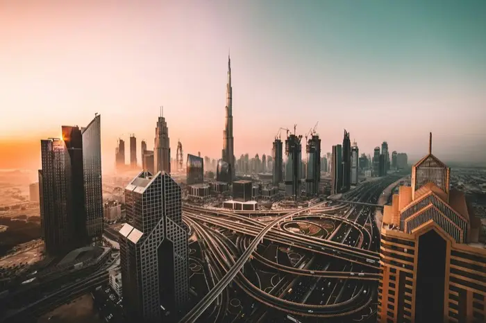 Skyline di Dubai