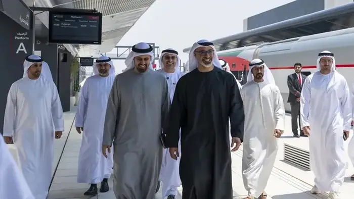 Inaugurazione del servizio passeggeri Etihad Rail, 30 giugno 2026. Foto: Etihad Rail