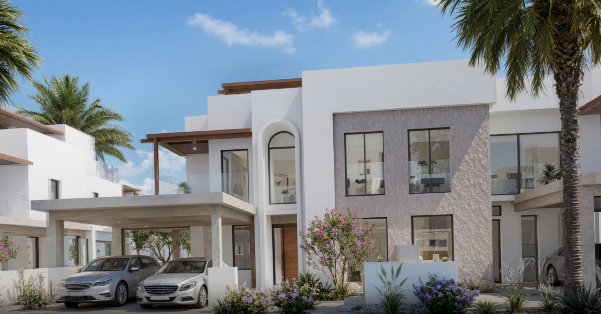 Villa bifamiliare da 5 camere di Hayat con doppio posto auto coperto, render ufficiale