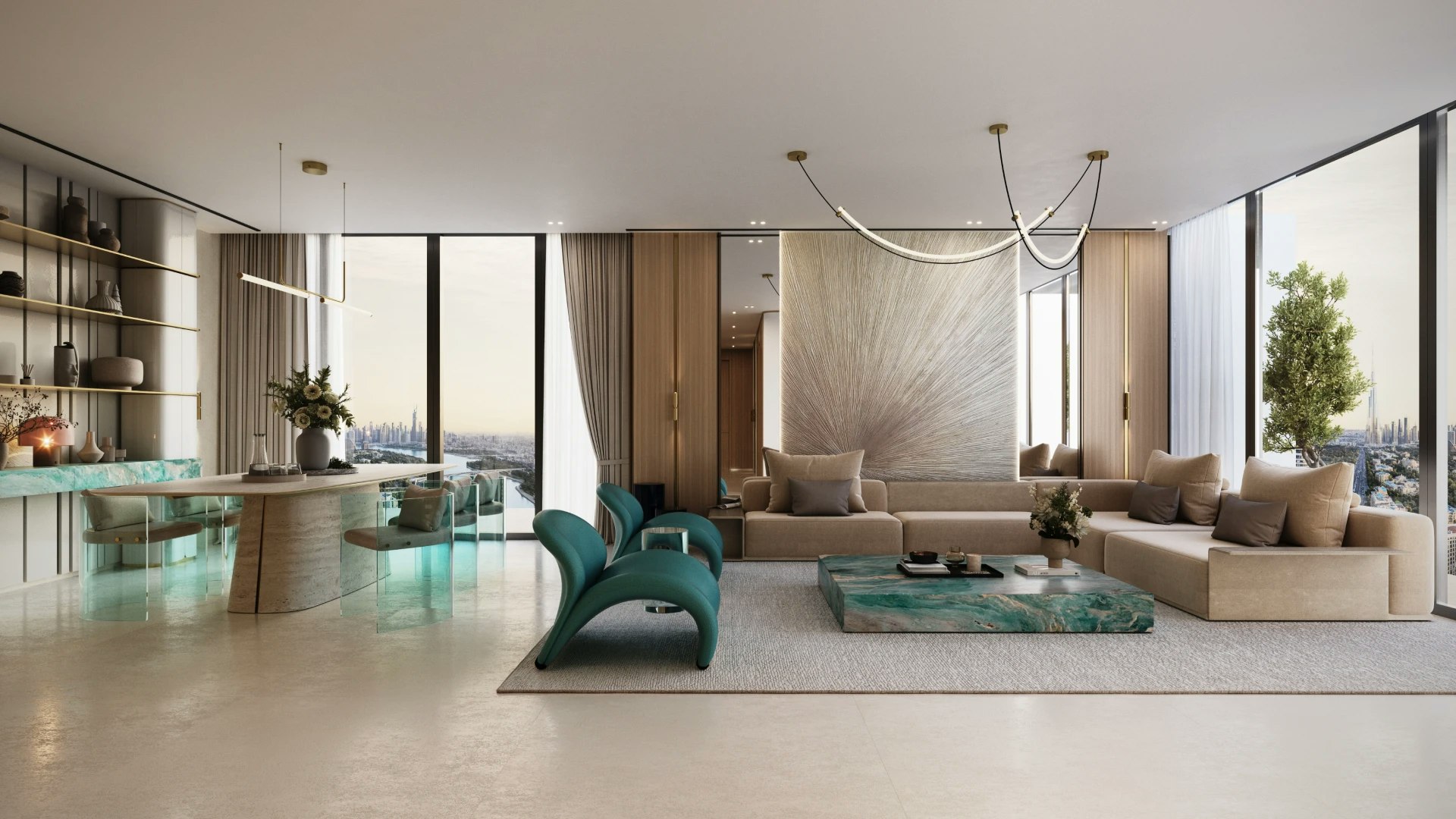 Binghatti Cullinan — living-room