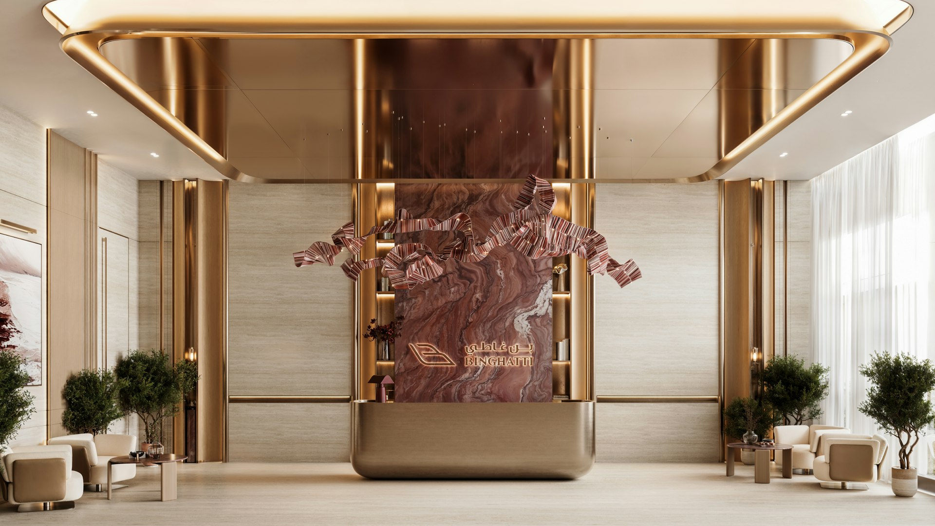 Binghatti Etherea — lobby