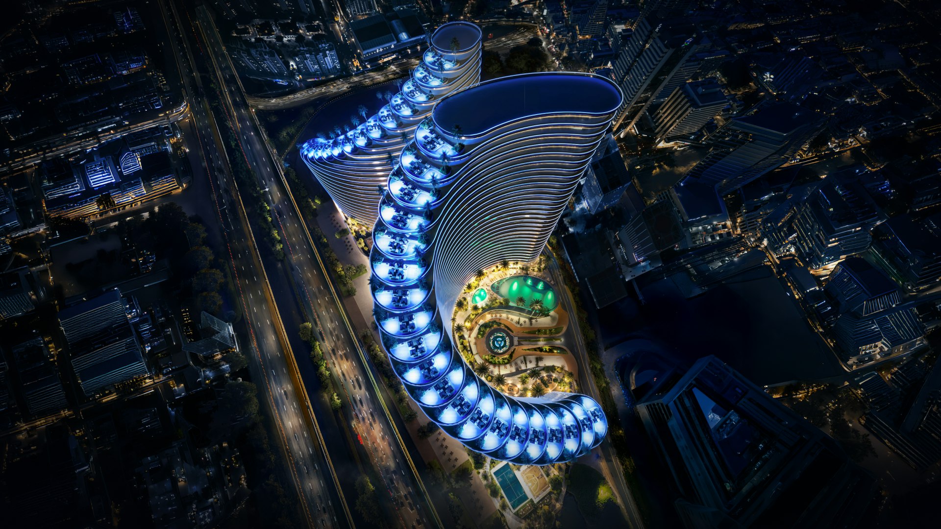 Binghatti Skyflame — exterior