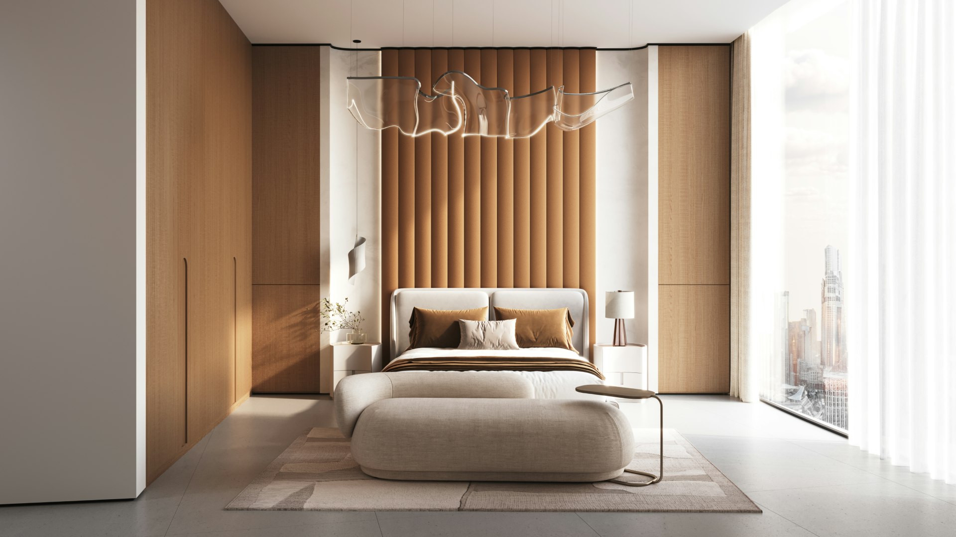 Binghatti Skyflame — bedroom