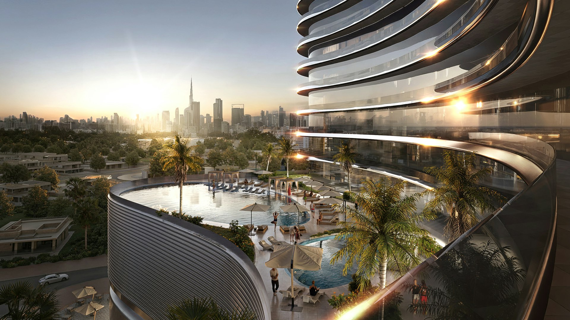 Binghatti Skyflame — amenities
