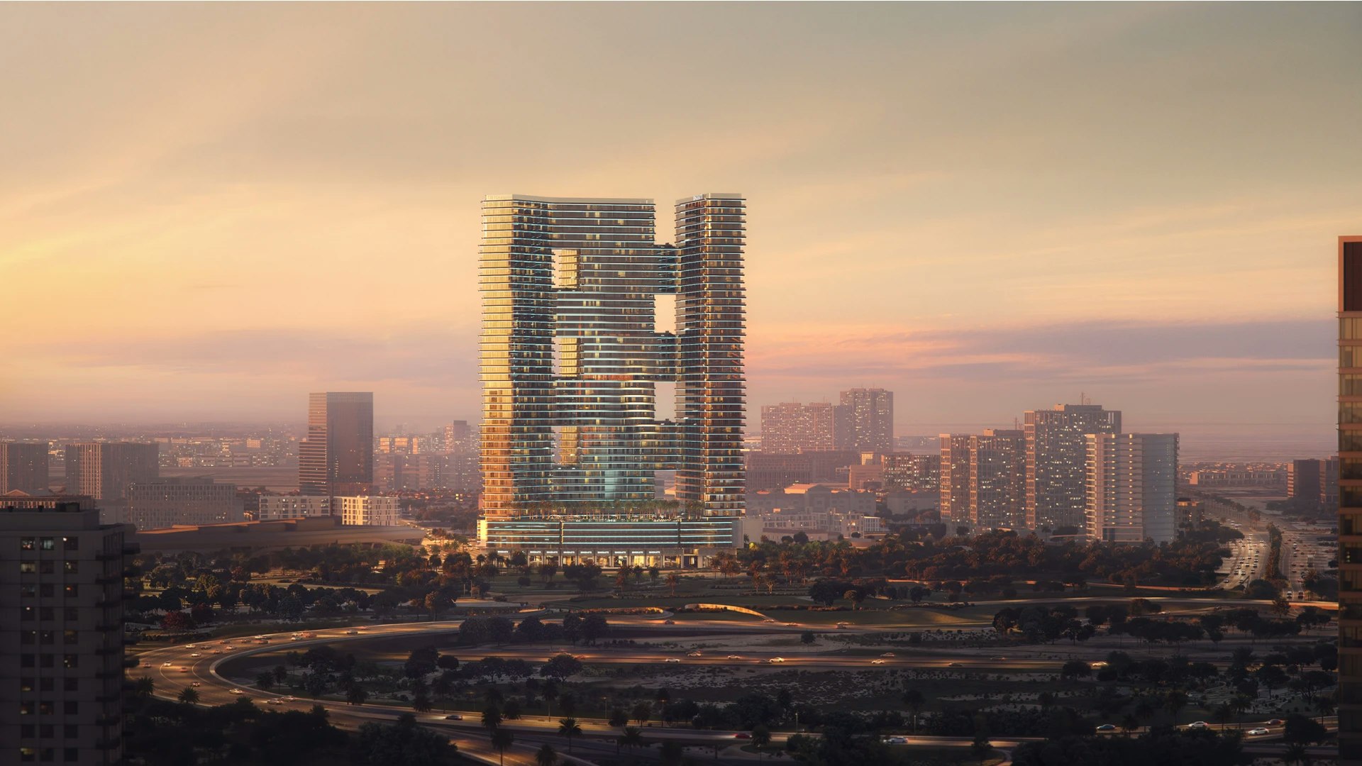 Binghatti SkyTerraces — exterior