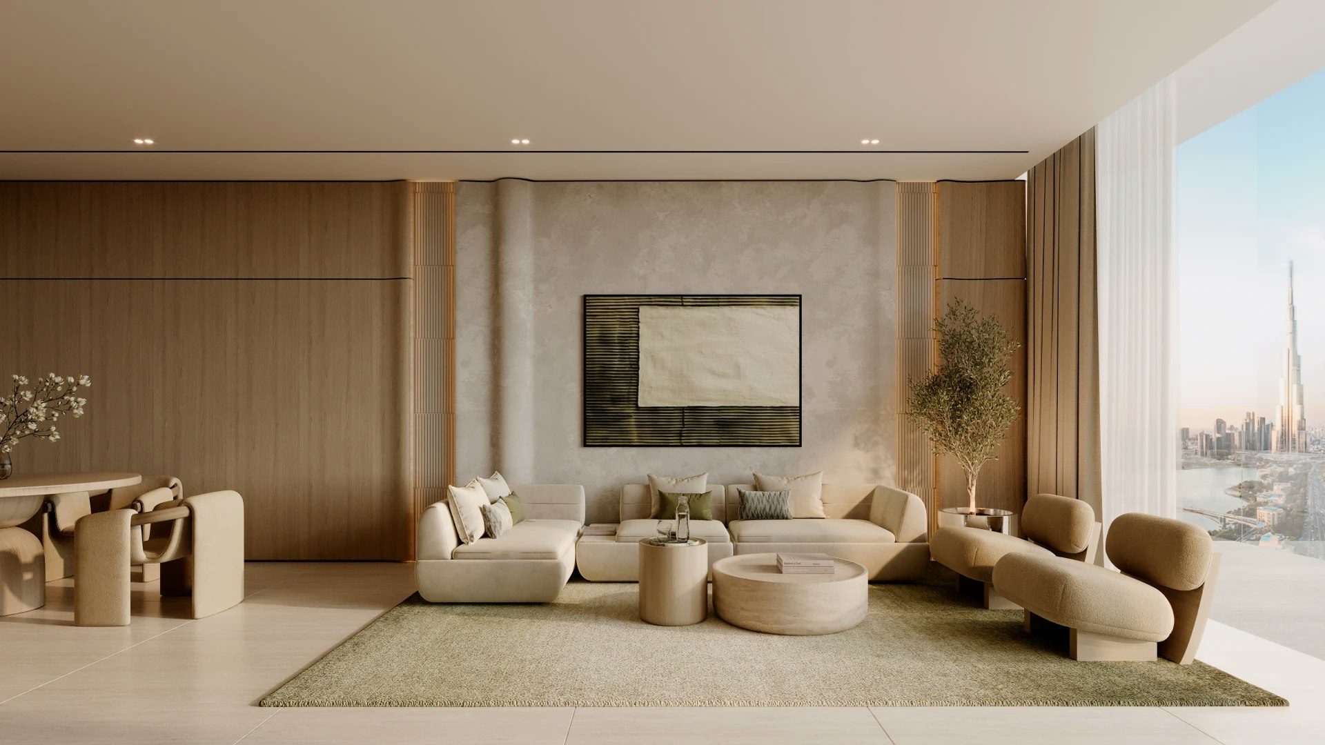 Binghatti SkyTerraces — living-room