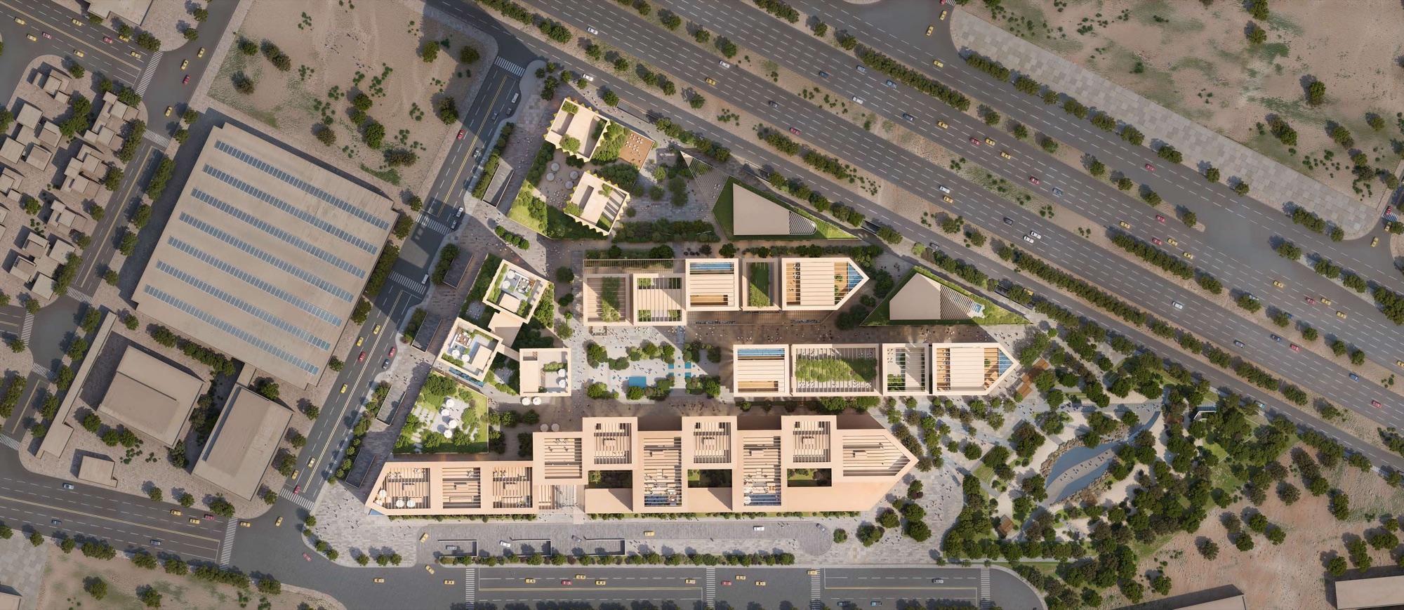 Élevée — masterplan della community