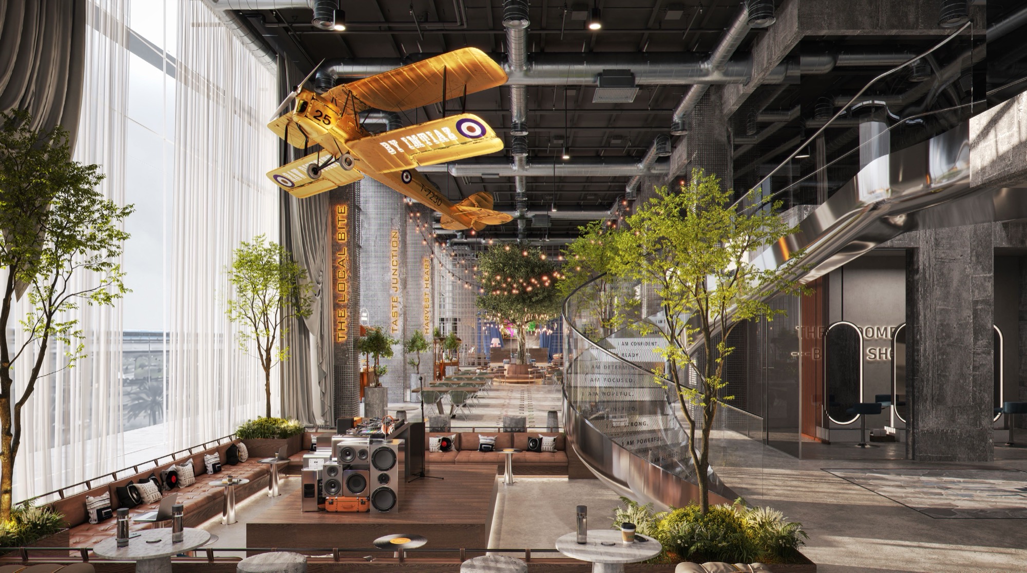 Creative floor — lounge e spazi co-working a doppia altezza