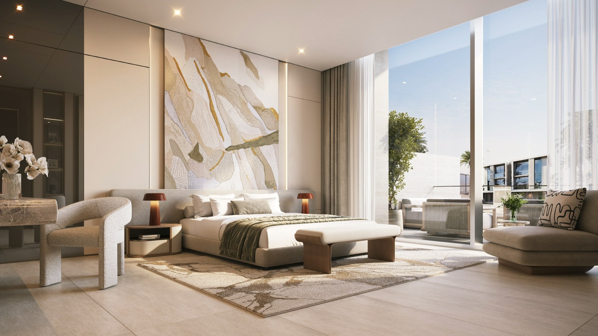 Tilal Binghatti — bedroom villa con vista landscape