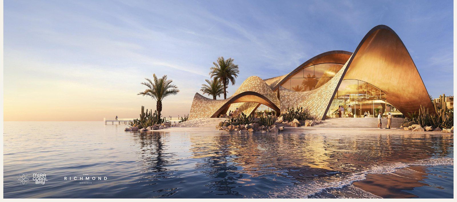 Lo yacht club di Mira Coral Bay, render ufficiale